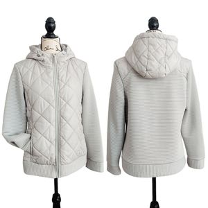 Time and Tru Women's Quilted Ottoman Jacket L